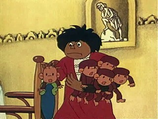 Создать мем: обезьянки мультфильм отелло, советский мультик про обезьянок, осторожно, обезьянки