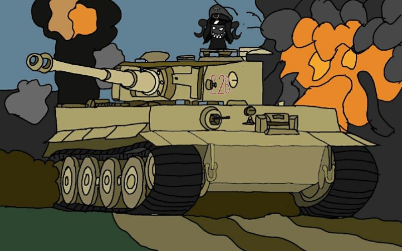 Create meme: cartoons about tanks, tank , war animator cartoons about tanks