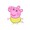 Create meme: emoticons smileys, color pink, toy duckling