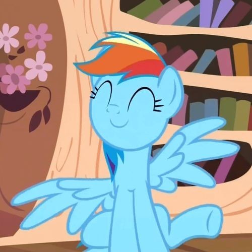 Создать мем: радуга дэш пони, my little pony rainbow dash, дружба - это чудо