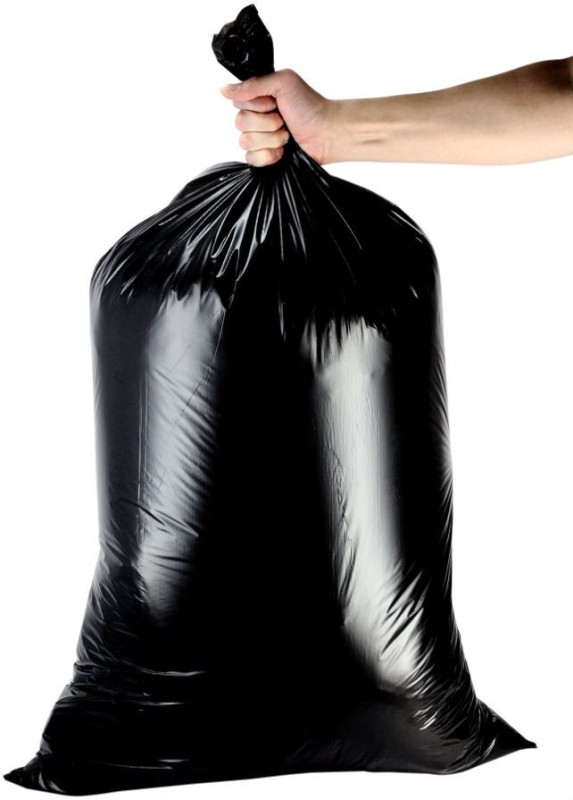 Create meme: garbage bags 10pcs. oxiss 240L, garbage bag, garbage bag 120 l 40 microns (black)