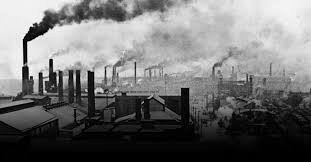 Создать мем: юзовка металлургический завод, industrial revolution, дым от заводов