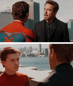 Create meme: my dad, uncle ben, spider man homecoming