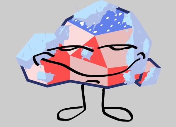 Создать мем: bfdi loser, bfb bubble and ruby, ruby bfb