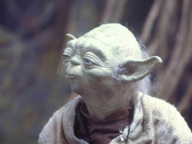 Create meme: star wars episode , Yoda is old, iodine 