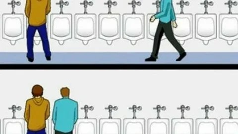 Create meme: meme with urinals, meme toilet, toilet 