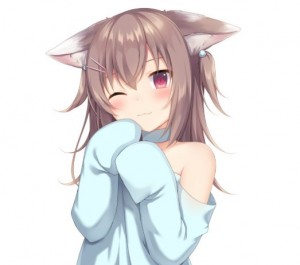 Create meme: neko, bear anime neko, neko anime