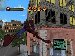 Создать мем: ultimate spider-man игра носорог, здание бакстера ultimate spider man, человек-паук