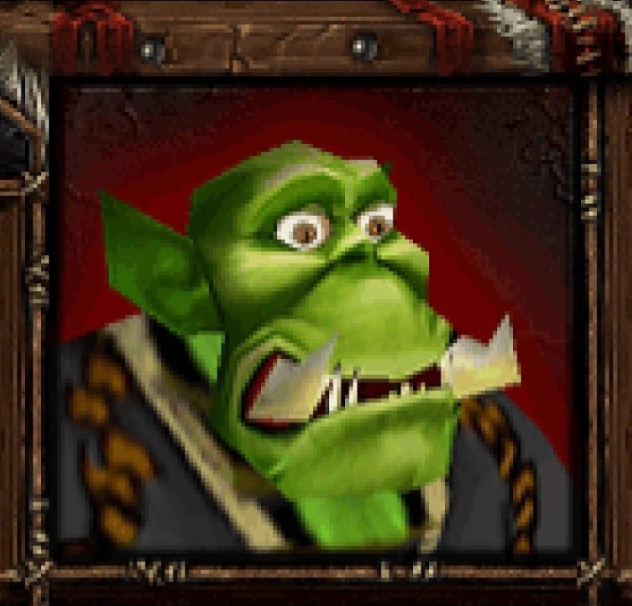 Create meme: Orc Warcraft meme, Orc from Warcraft, work again orc warcraft 3