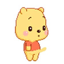 Create meme: winnie's pixel bears, animation of pixel winnie the pooh, pixel bear