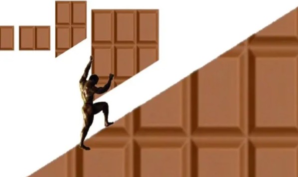 Создать мем: шоколад плиточный, пустая шоколадка, шоколадка