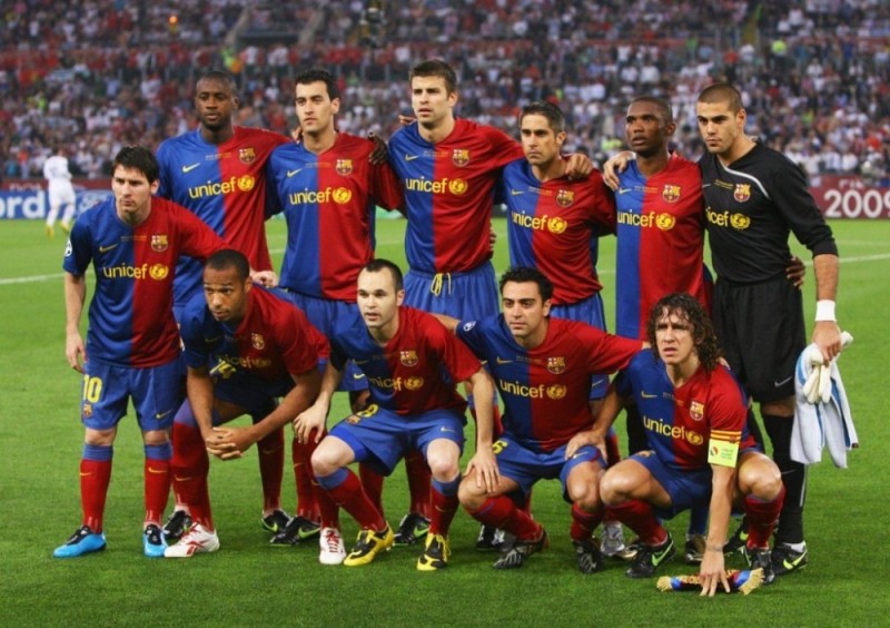 Create meme: Barcelona 2009, Barcelona team 2009, Barcelona squad