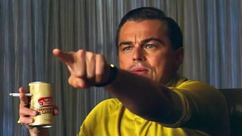 Create meme: DiCaprio meme once upon a time in hollywood, DiCaprio once in Hollywood, Oh I'm DiCaprio once upon a time in Hollywood