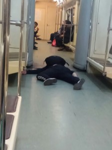 Create meme: drunk in the pit, morning in the subway, drunk in the subway
