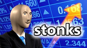 Create meme: stonks, A screenshot of the game, media