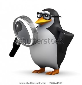 Create meme: penguin looking through binoculars, 3 d penguin , 3d penguin meme png
