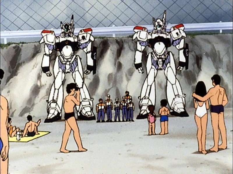 Создать мем: 80 s anime, полиция будущего, robotech аниме 1990