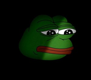 Create meme: Pepe the sad frog, sad Pepe, frog Pepe