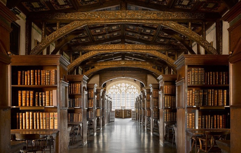 Create meme: Bodleian library oxford, harry potter hogwarts library, oxford university harry potter library