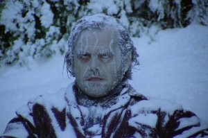 Создать мем: сияние замерзший джек южный парк, сияние фильм замороженный, джек николсон замороженный
