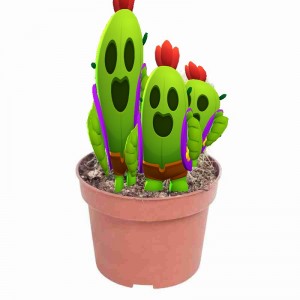 Создать мем: кактус в горшке арт, кактус растение, кактус персонаж