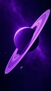 Create meme: the planet Saturn, Saturn, purple background