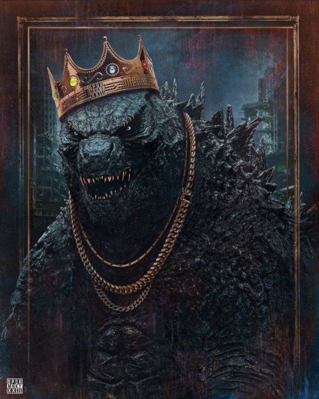 Create meme: King Kong with a crown, King Kong with a crown, gorilla with a crown
