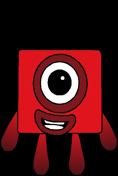 Create meme: numberblocks, numberblocks 1, numberblocks one