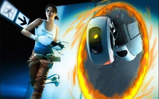 Create meme: Chell, portal 2 , game portal 2