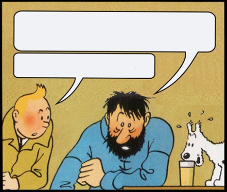 Create meme: tintin , peekaboo , boy 