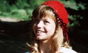 Create meme: little red riding hood children's film cap, red Soviet film, about little red riding hood movie 1977 actors