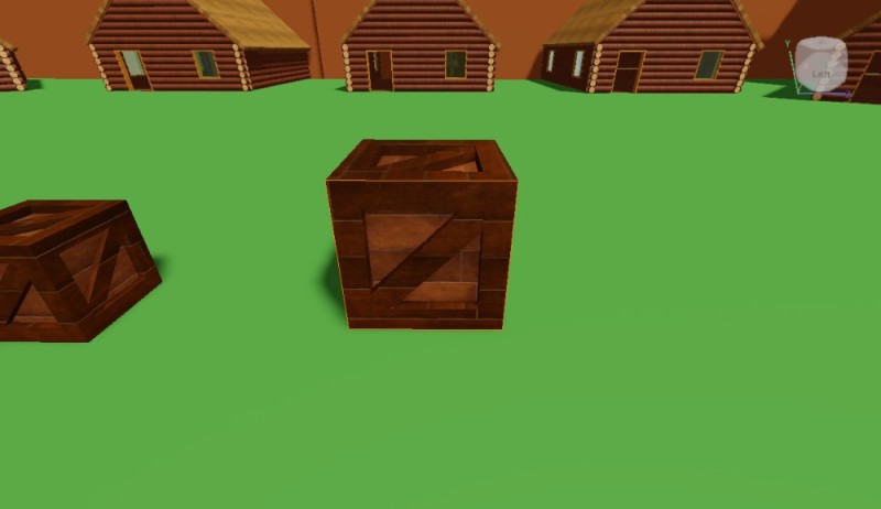 Create meme: screenshot , low poly game, home wood village 3d model