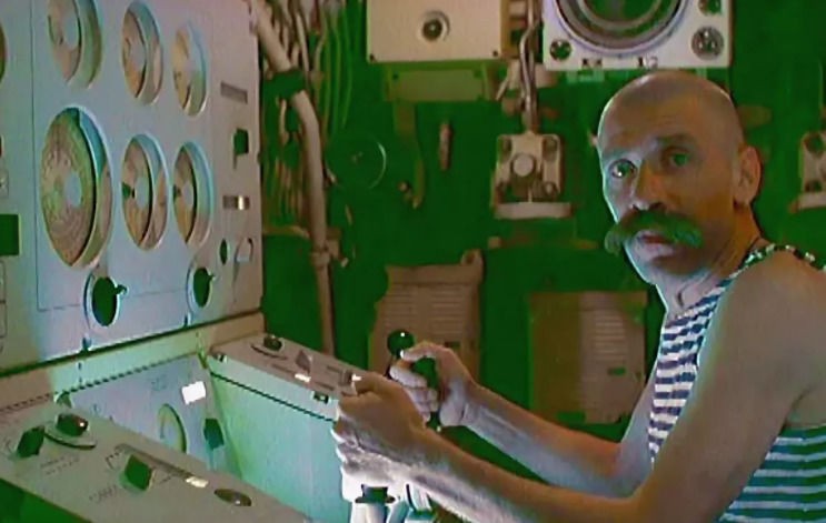 Create meme: submarine captain, Andrey Krasko in the film features of national fishing, features of the national fishing submarine