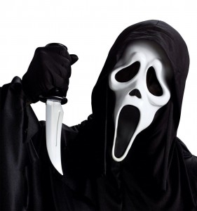 Create meme: the mask from scream, Ghost face scream, a death mask from scream