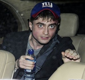 Create meme: daniel radcliffe, stoned meme, harry