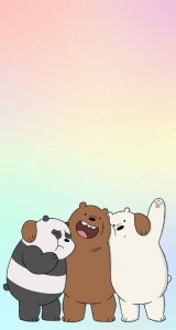 Создать мем: правда о медведях, мы обычные медведи рисунки, we bare bears белый обои