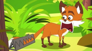 Создать мем: лиса лиса, ворона и лисица мультфильм, мультик лиса