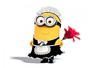 Create meme: picture a minion from despicable me 2, minion in costume, minions png clipart