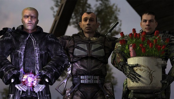 Create meme: Stalker Strelok, stalker shooter scar and degtyarev, stalker main characters