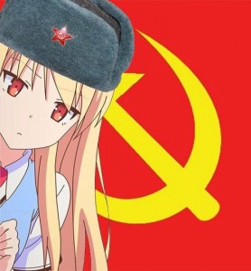 Создать мем: тян, аниме персонажи, коммунизм тян