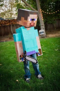 Create meme: Steve minecraft costume