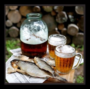 Create meme: roach, beer, beer in the USSR