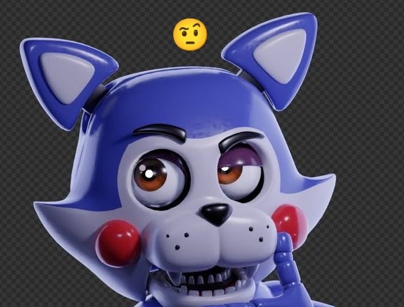 Create meme: candy FNAC, five nights at freddy's, candy's cat fnak 4