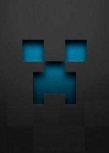 Create meme: the face of a creeper, blue creeper