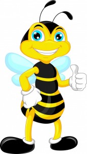 Create meme: bee illustration, drawing bees, bee