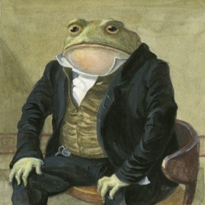 Создать мем: frog art, gentleman it was great pleasure, mr. toad