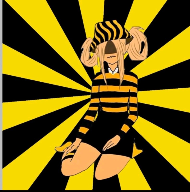 Create meme: girl bee art, Beyonce , the bee girl