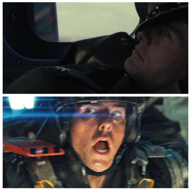 Create meme: a frame from the movie, edge of tomorrow , the edge of the future 2014