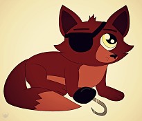 Create meme: foxy , foxy art cute