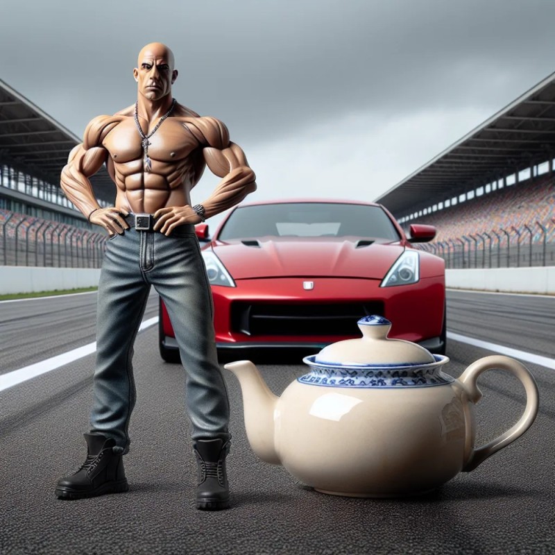 Create meme: fast and furious 6 car VIN diesel, fast furious 9, people 